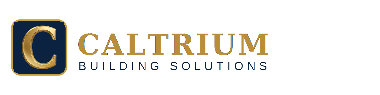 caltrium logo gold caltrium navy subtitle